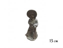 Keramikfigur stehend mit 13cm