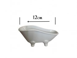 Keramik Figur Badewanne