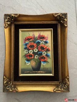 Picture framed with motif as art very beautiful