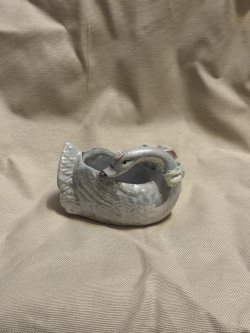 Keramik Schwan ca.8cm Sammler Motiv