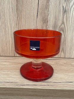 Teelicht Glas rot Leonardo