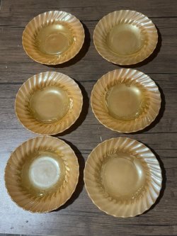 Plate flat 6 pieces See picture.