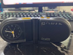 Eski Tchibo Uhr und Radio