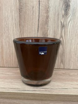 Leonardo tea light holder in dark red see picture.